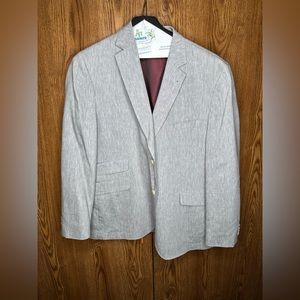 Kroon Grey and Maroon Blazer Size 42R